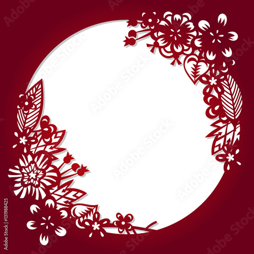 Laser cut vector template