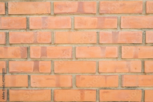 Orange brick wall background