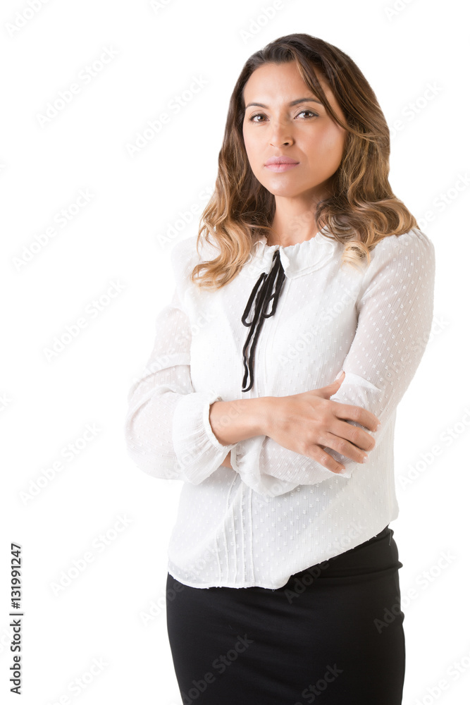 Businesswoman Crossing Her Arms Businesswoman Crossing Her Arms