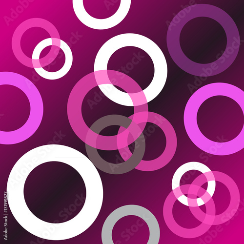 Abstract background colour rings