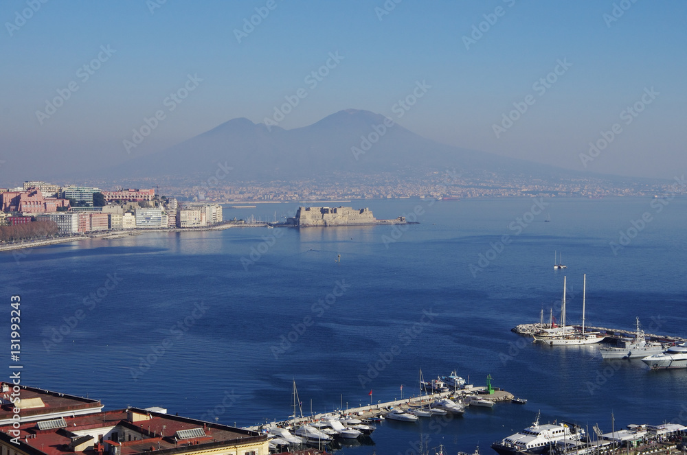 View of the Gulf of Neaples, Italy