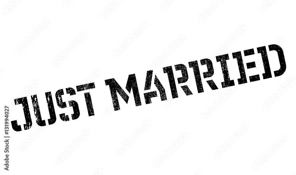 Just Married rubber stamp Just Married rubber stamp