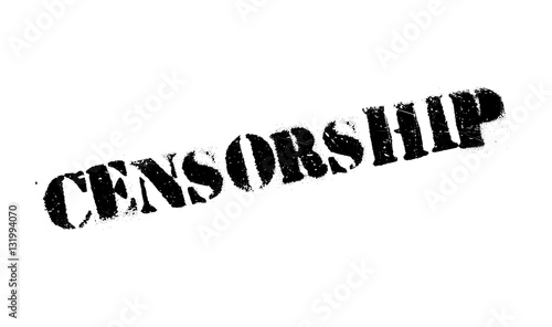 Censorship rubber stamp. Grunge design with dust scratches. Effects can be easily removed for a clean, crisp look. Color is easily changed.