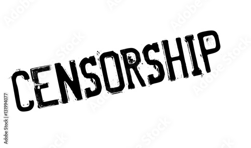 Censorship rubber stamp. Grunge design with dust scratches. Effects can be easily removed for a clean, crisp look. Color is easily changed.