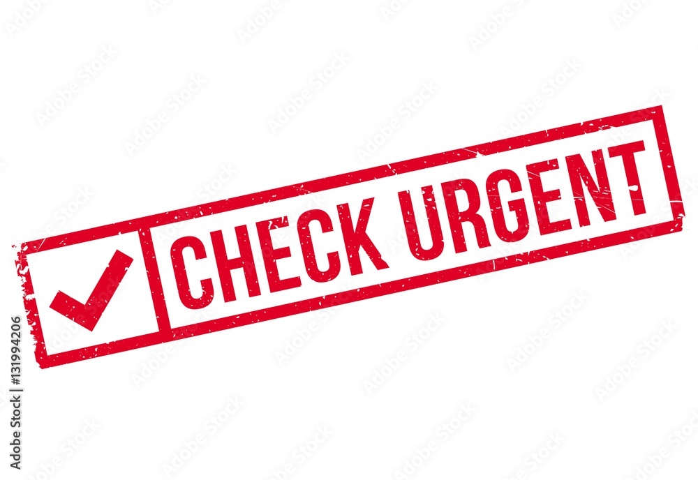 Check Urgent rubber stamp. Grunge design with dust scratches. Effects can be easily removed for a clean, crisp look. Color is easily changed. Check Urgent rubber stamp. Grunge design with dust scratches. Effects can be easily removed for a clean, crisp look. Color is easily changed.