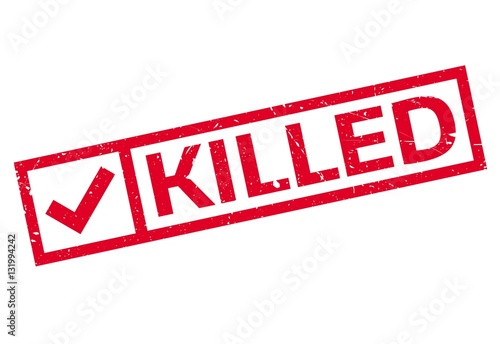 Killed rubber stamp