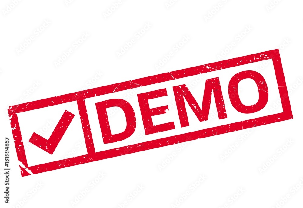 Demo rubber stamp. Grunge design with dust scratches. Effects can be easily removed for a clean, crisp look. Color is easily changed. Demo rubber stamp. Grunge design with dust scratches. Effects can be easily removed for a clean, crisp look. Color is easily changed.