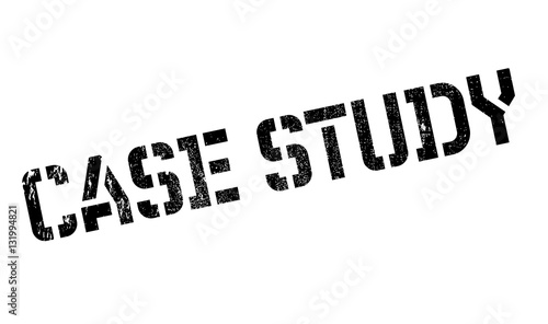 Case Study rubber stamp. Grunge design with dust scratches. Effects can be easily removed for a clean, crisp look. Color is easily changed.