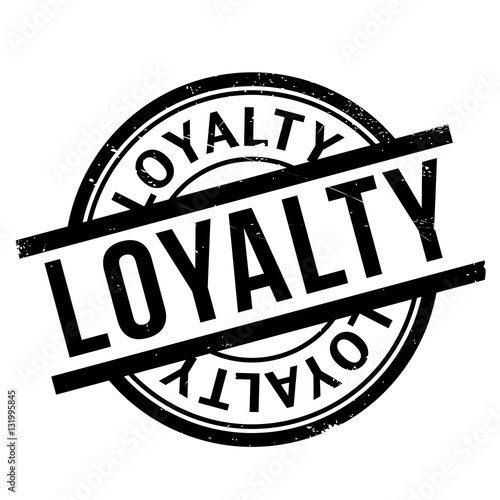 Loyalty rubber stamp