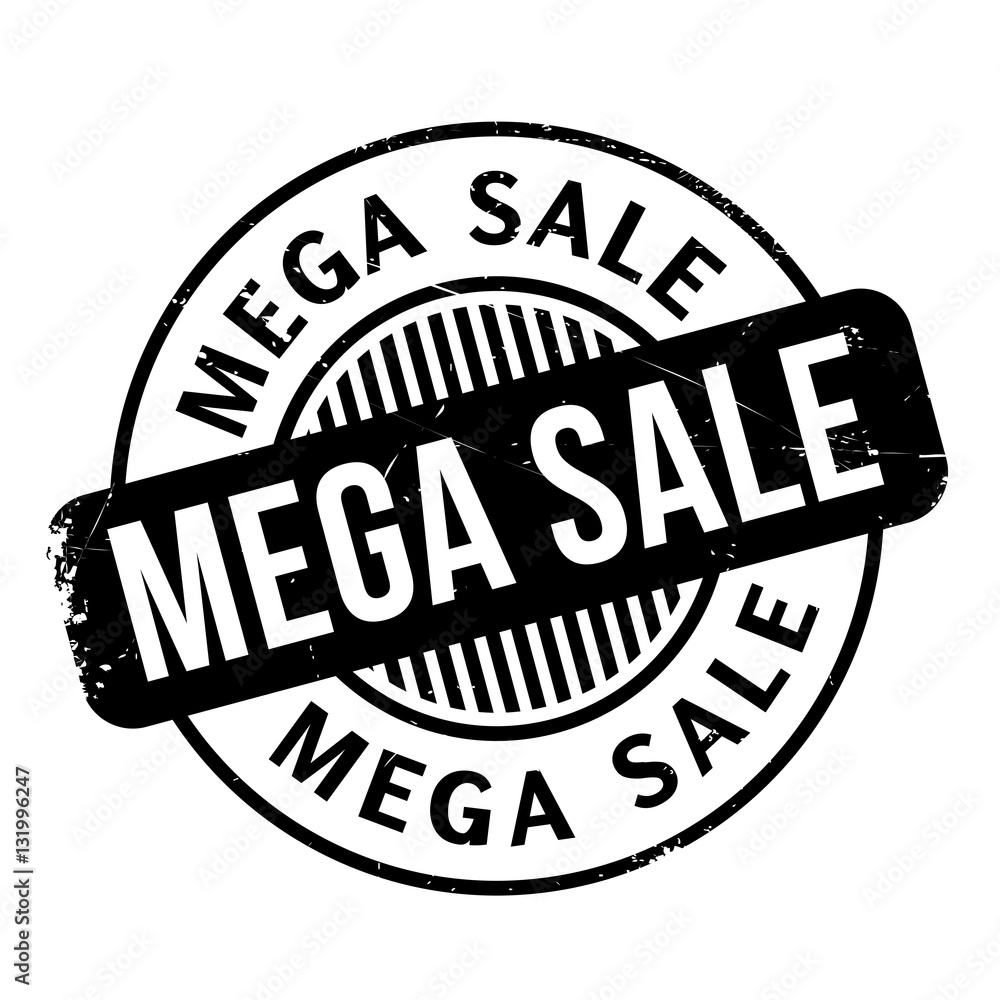 Mega Sale rubber stamp