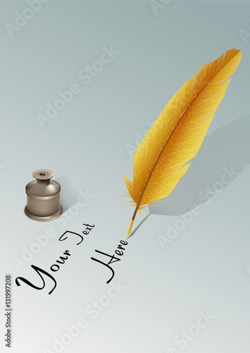 writing quill pen