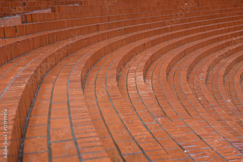 A view of Pioneer Courthouse Square in Portland Oregon photo