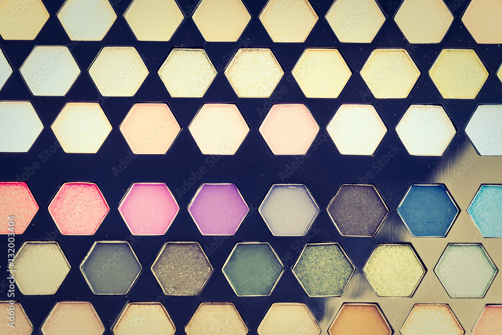 Fototapeta premium Close up eye shadow cosmetic