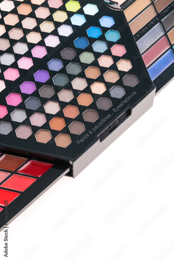 Beautiful Eye shadow and lip gloss cosmetic Stock 写真 Adobe Stock
