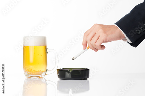 ビールと煙草