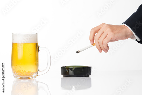 ビールと煙草