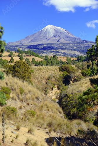 Pico de Orizaba volcano, or Citlaltepetl, is the highest mountain in Mexico, maintains glaciers and is a popular peak to climb along with Iztaccihuatl and other volcanoes in the country