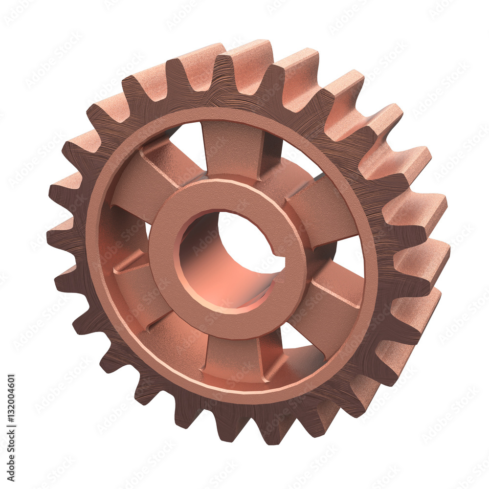 3D model of gear transmission element 3D model of gear transmission element