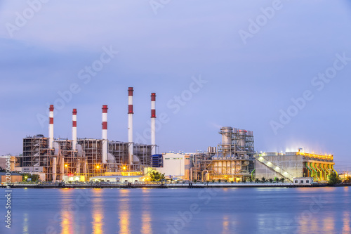 Industrial power plant energy.