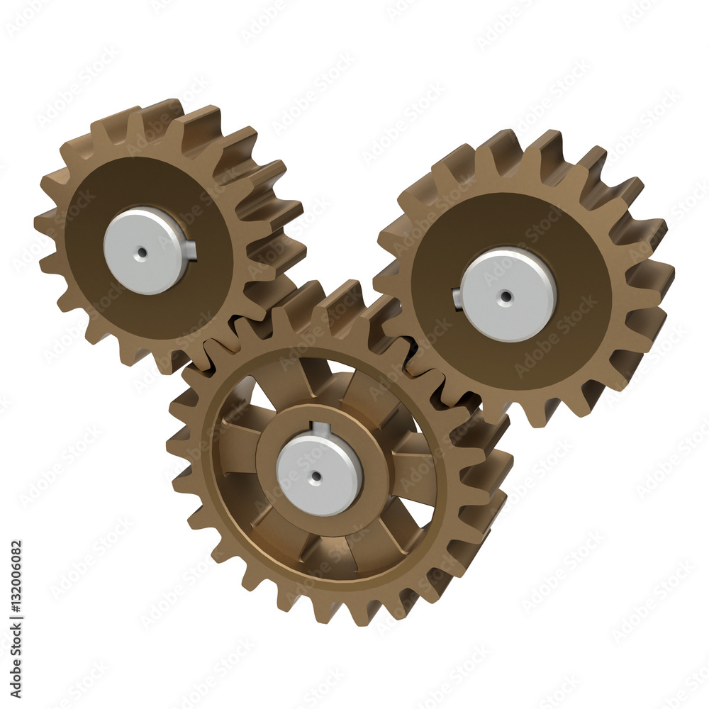 3D model of gear transmission element 3D model of gear transmission element