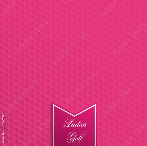 Golf ball texture seamless pattern for ladies golf