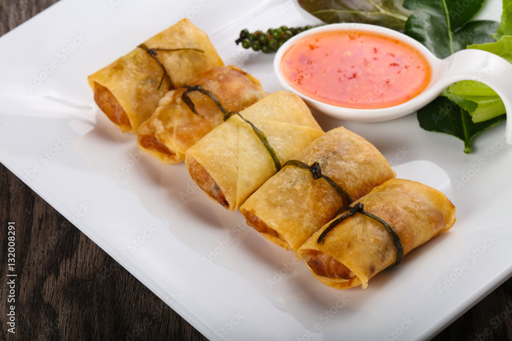 Asian spring roll Asian spring roll