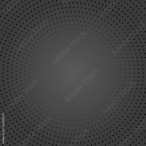 Geometric modern vector dark pattern. Fine ornament with dotted elements. Geometric abstract pattern