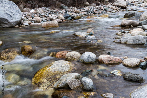 over mountain river