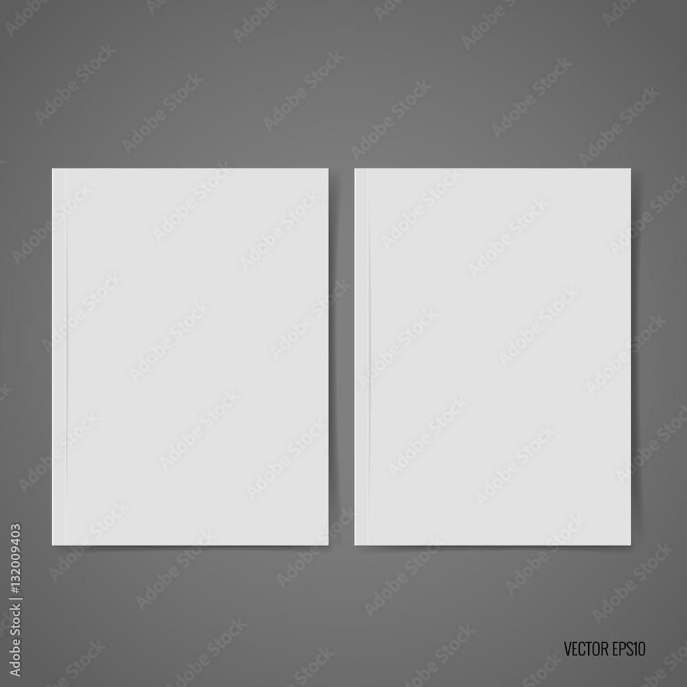 Blank catalog, magazines,book mock up. Vector illustration Blank catalog, magazines,book mock up. Vector illustration