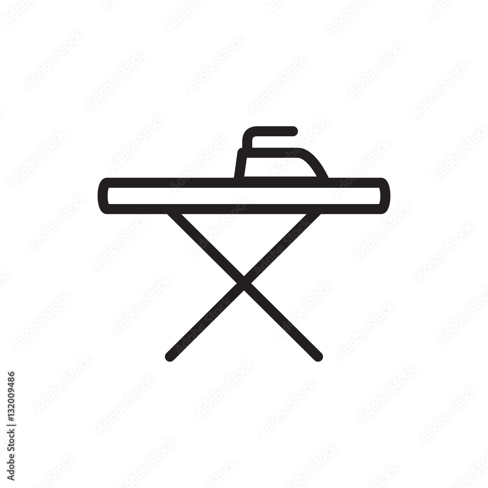 ironing table icon illustration ironing table icon illustration