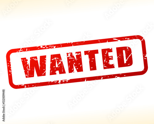 wanted text buffered on white background