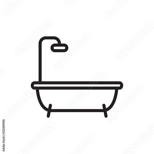 shower icon illustration