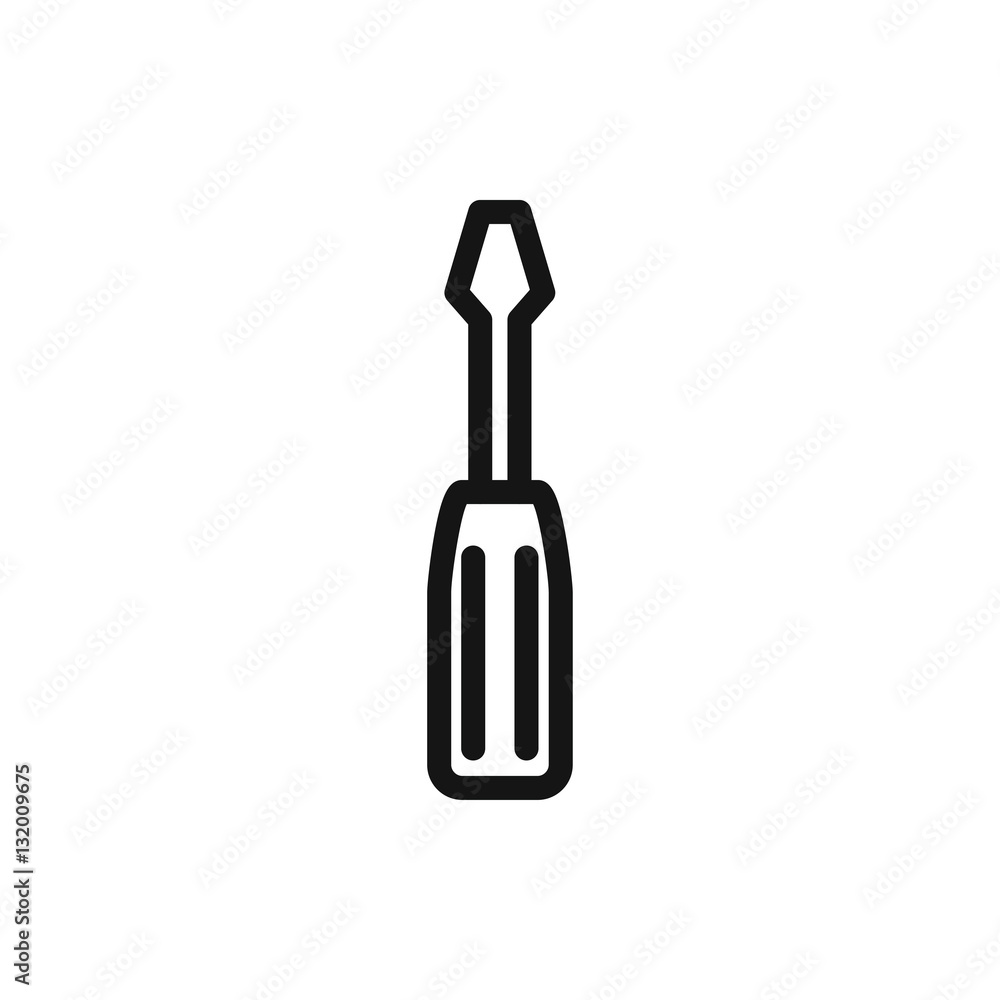 screwdriver icon illustration screwdriver icon illustration