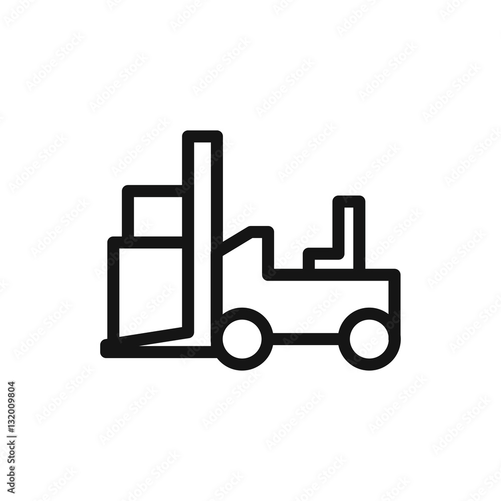 forklift icon illustration forklift icon illustration