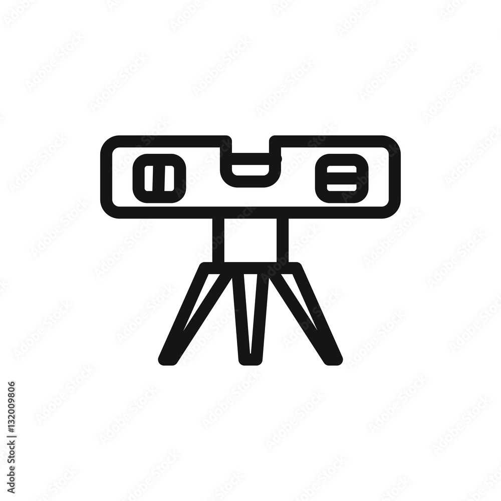 level ruler icon illustration level ruler icon illustration