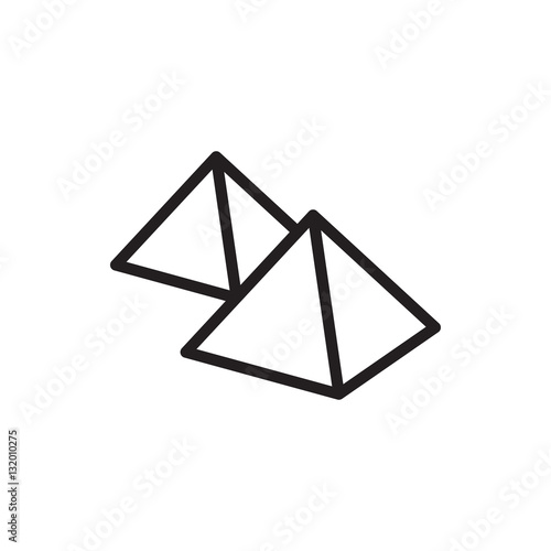 mountain icon illustration