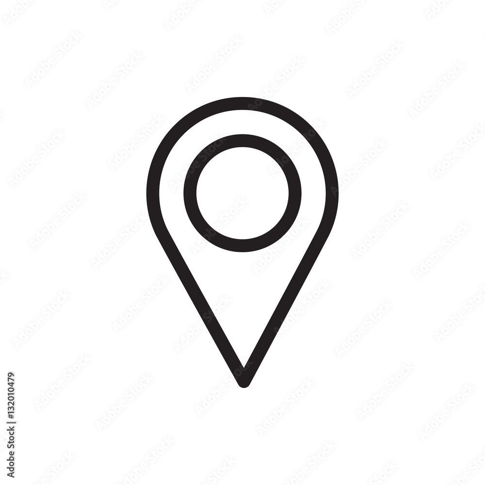 location pin icon vector location pin icon vector