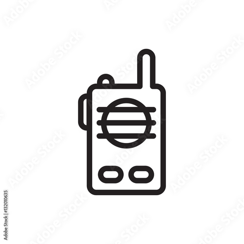 walkie talkie icon illustration