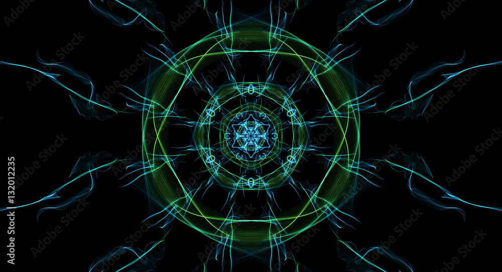Obraz premium Fractal round