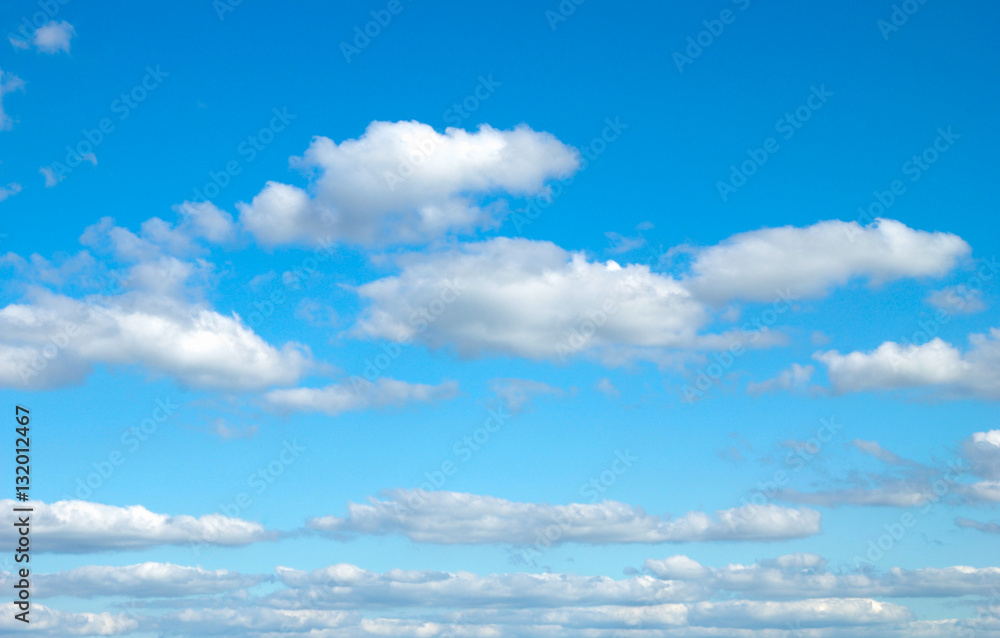 White clouds in blue sky White clouds in blue sky
