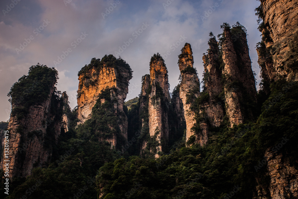 Fotografie Zhangjiajie Karst Pillars