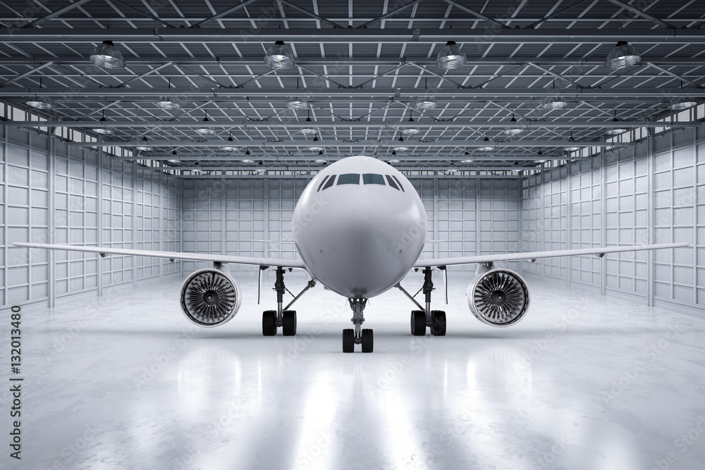 Фотография airplane in hangar