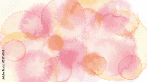 old rose pastel tone color vector background look like watercolor drop style