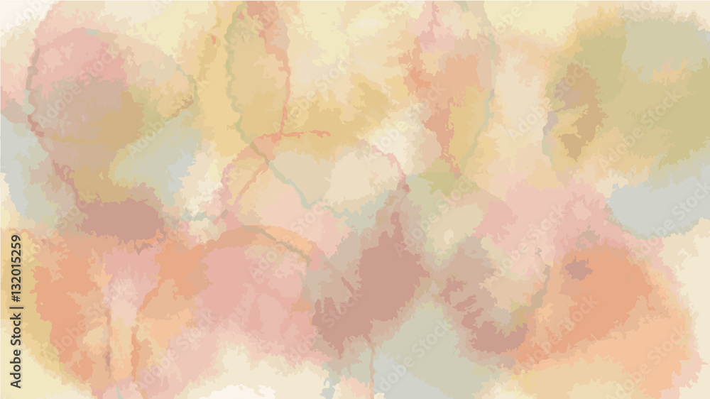 autumn abstract vector art  background, look like watercolor drop style