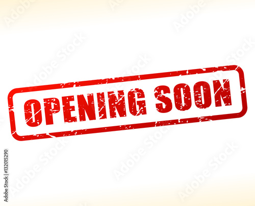 opening soon text buffered