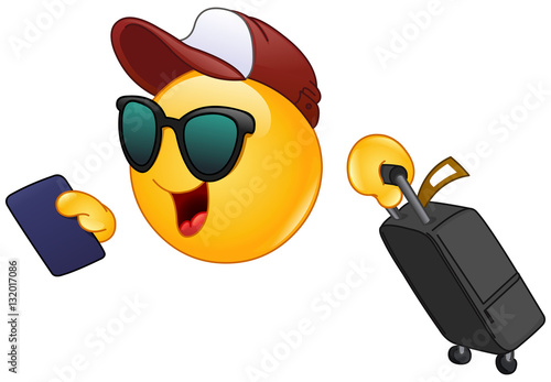 Air traveler emoticon