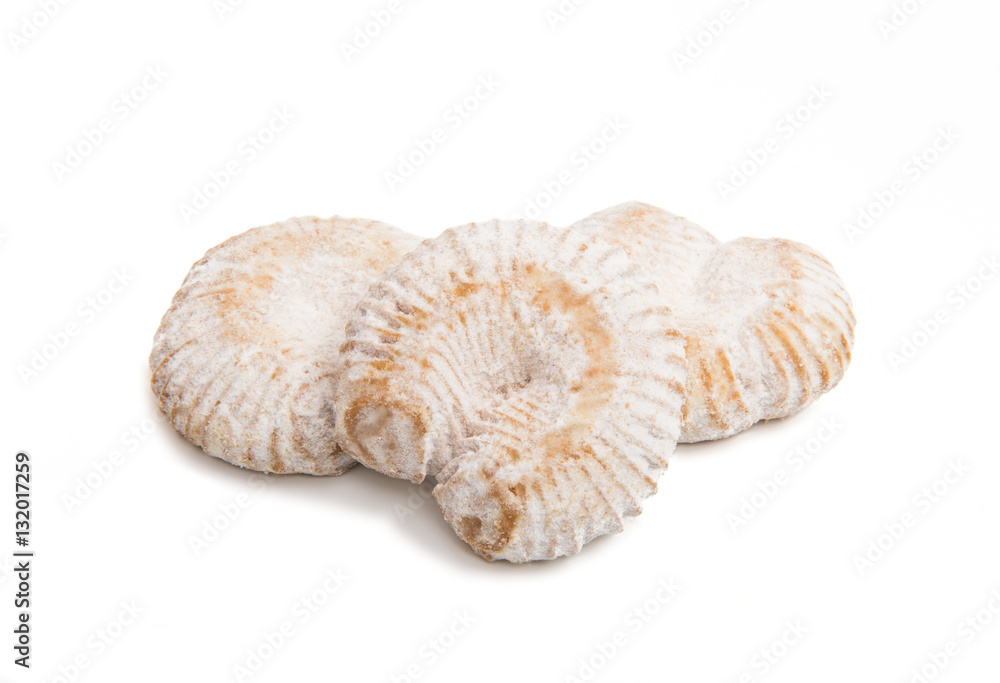 Cookies in powdered sugar Cookies in powdered sugar