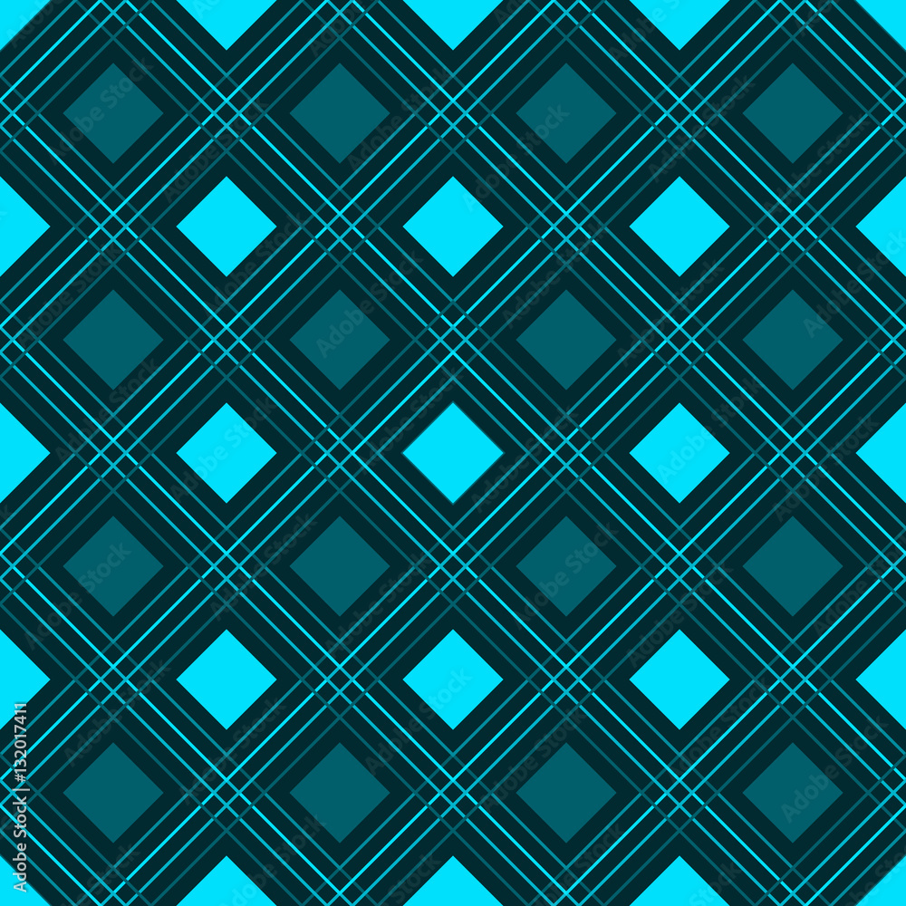 Abstract stripped rhombus geometric background. Geometric seamless pattern in blue colors. Vector illustration. Design for banner, poster, card, invitation, brochure, flyer, template. Abstract stripped rhombus geometric background. Geometric seamless pattern in blue colors. Vector illustration. Design for banner, poster, card, invitation, brochure, flyer, template.