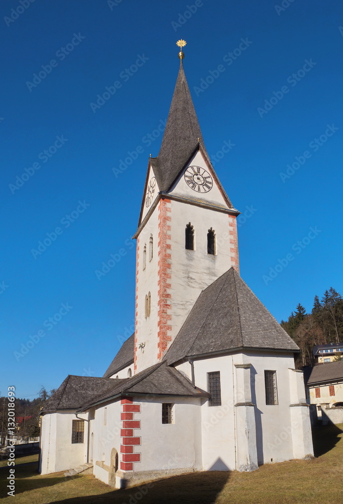 Pfarrkirche St. Georg in  Keutschach am Keutschacher See In Kärnten / Österreich