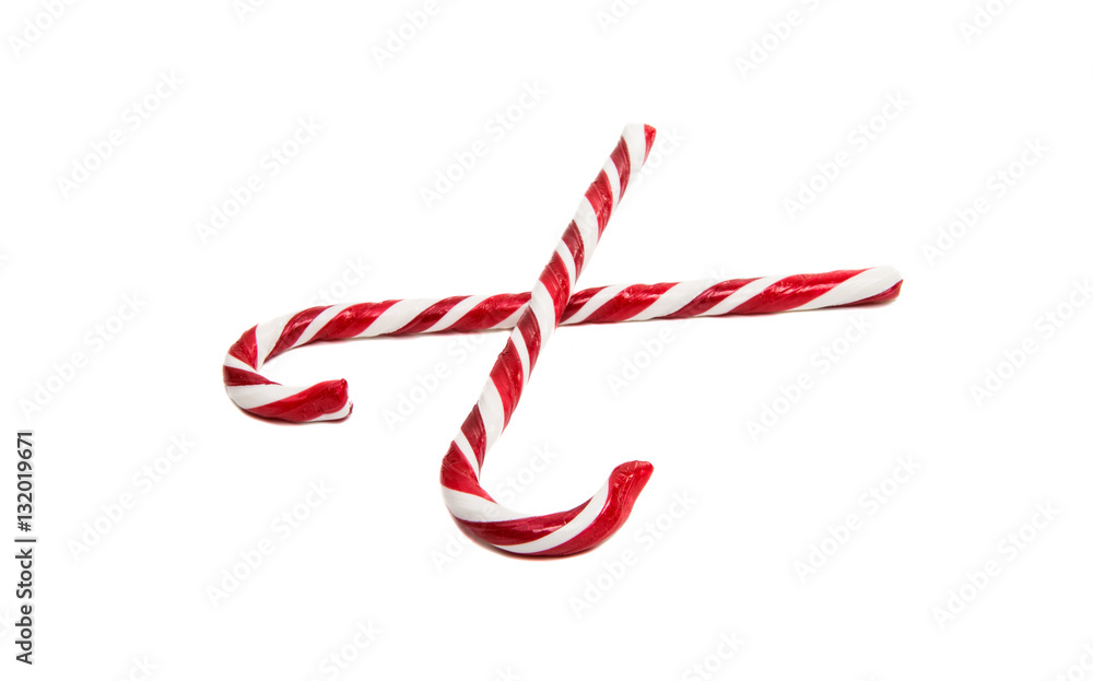 red Christmas candy can isolated red Christmas candy can isolated
